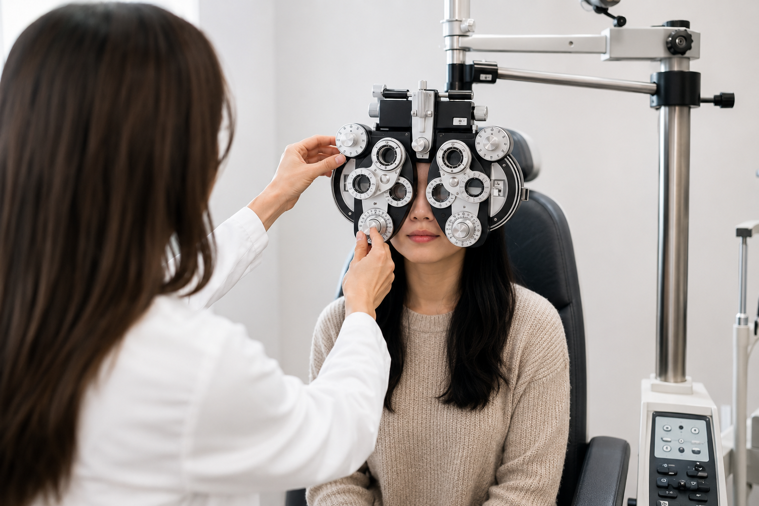 Consultative eye care experience with specialist